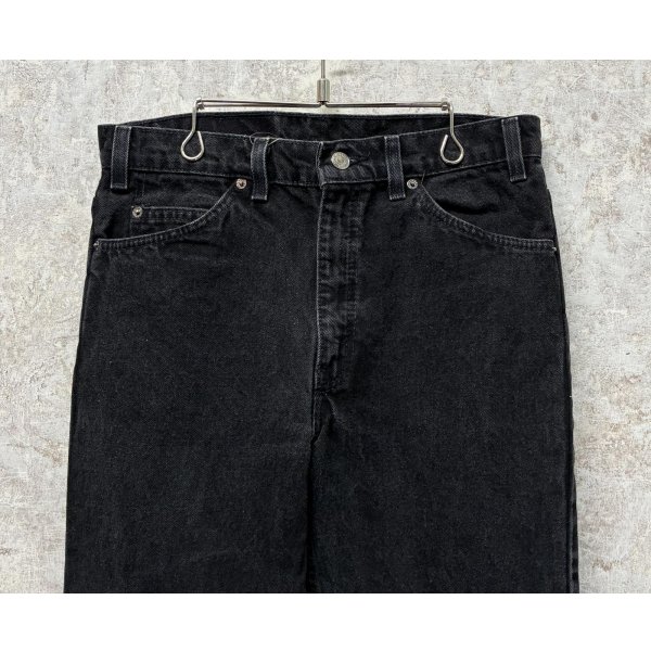 画像1: 90’s【USA製】【ビンテージ】【LEVI'S】【リーバイス５０５】505【黒】【デニムパンツ】ブラックデニム【33×34】 