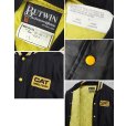 画像2: 80's【USA製】【ビンテージ】【BUTWIN】バトウィン【CAT DIESEL POWER】【黒ｘ黄色】【中綿入りサテンスタジャン】【サイズXL】<br> (2)