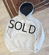 ビンテージ【チャンピオン】【Champion】フード裏紺【Green turtle Lacross】グレー【パーカー】【サイズS】 