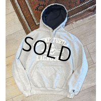 ビンテージ【チャンピオン】【Champion】フード裏紺【Green turtle Lacross】グレー【パーカー】【サイズS】 