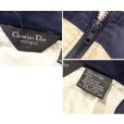 画像2: 程度良好!!【Christian Dior MONSIEUR】クリスチャンディオール【紺ｘ白ｘ生成りｘエンジｘ緑】【コットンブルゾン】【サイズＬ】<br> (2)
