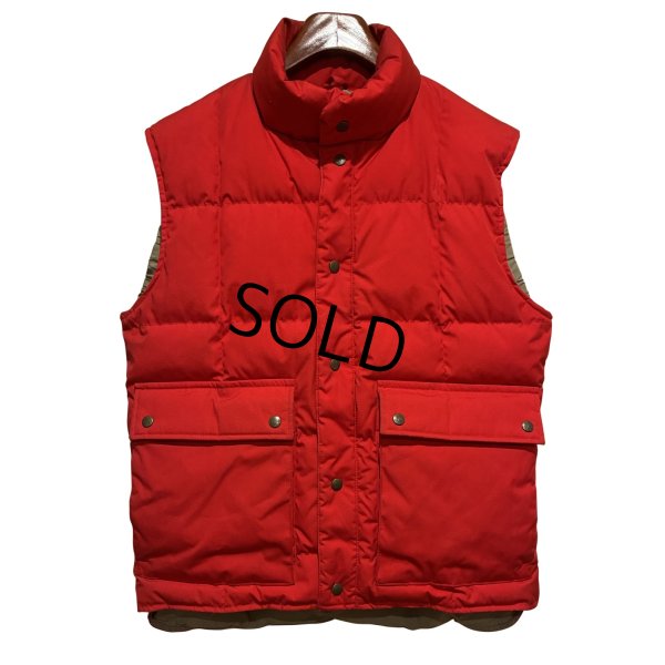 画像1: 〜80's USA製【ビンテージ】【Eddie Bauer】【エディーバウアー】【赤】ブリザードマスターベスト 【ダウンベスト】【サイズS】 