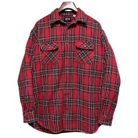 ビンテージ【FALCON BAY】ファルコンベイ【赤チェック】ヘビーシャツ【シャツ】 