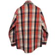 画像3: 80's【USA製】【ビンテージ】 【FROSTPROOF】【フロストプルーフ】【赤ｘ紺ｘ白】チェック ネルシャツ　サイズL-TALL<br> (3)