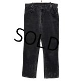 【ビンテージ】LEVI'S【リーバイス】【519】【黒】ブラック【コーデュロイパンツ】【W33】 