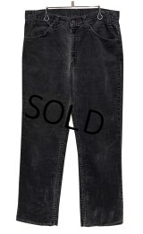 【ビンテージ】LEVI'S【リーバイス】【519】【黒】ブラック【コーデュロイパンツ】【W33】 