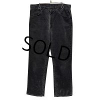 【ビンテージ】LEVI'S【リーバイス】【519】【黒】ブラック【コーデュロイパンツ】【W33】 
