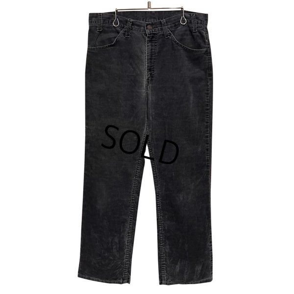 画像1: 【ビンテージ】LEVI'S【リーバイス】【519】【黒】ブラック【コーデュロイパンツ】【W33】 