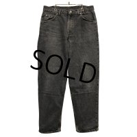 【USA製】【ビンテージ】【BRITANIA】ブリタニア 先染め 黒 デニムパンツ ブラックデニム【36ｘ30】 