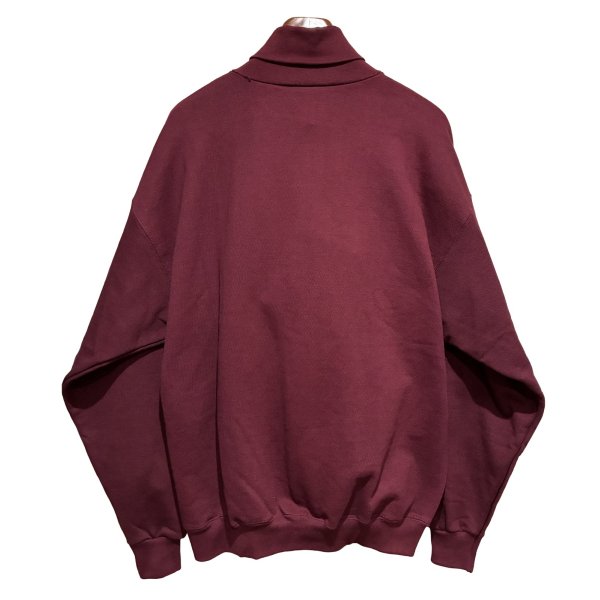画像3: デッドストック【USA製】【ビンテージ】【Tultex】【タルテックス】【ワインレッド】【無地】【タートルネックスウェット】【サイズL】 