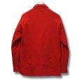 画像3: 60’s【SPINNAKER】【ビンテージ】赤【マチ付き】【ハーフジップ】【ウールシャツ】【サイズL程度】<br> (3)