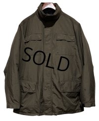 【ビンテージ】【オールドギャップ】【GAP】【中綿入り】【ブラウン】ナイロン【ジップアップジャケット】【サイズＬ】