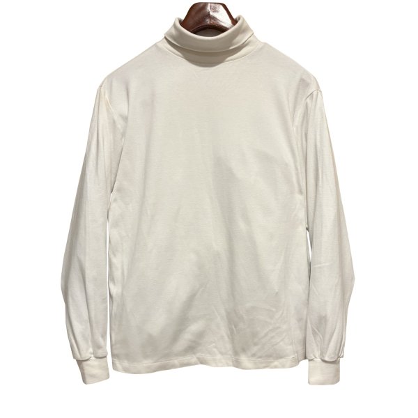 画像1: 〜90'ｓ【エディーバウアー】Eddie Bauer【白】無地【タートルネックロンT】【サイズL】 
