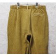 画像4: 90's~【ビンテージ】【Saks Fifth Avenue】サックス・フィフス・アベニュー【ライトブラウン】【コーデュロイパンツ】スラックス【W32】<br> (4)