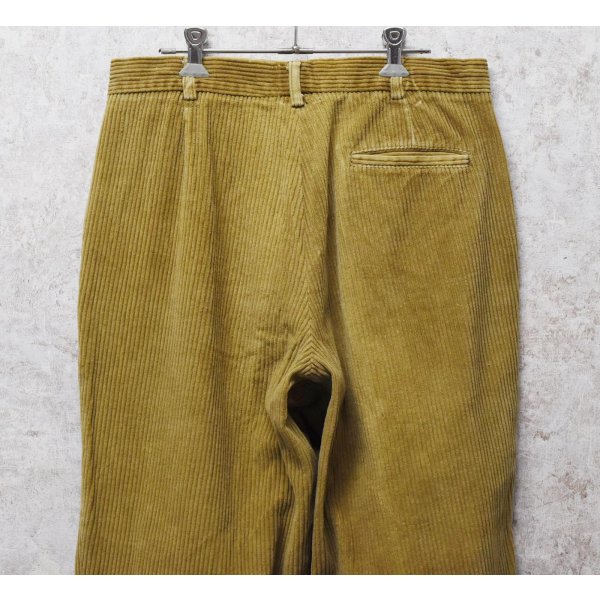 画像4: 90's~【ビンテージ】【Saks Fifth Avenue】サックス・フィフス・アベニュー【ライトブラウン】【コーデュロイパンツ】スラックス【W32】 