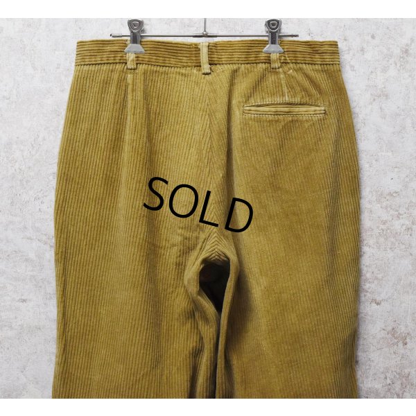 画像4: 90's~【ビンテージ】【Saks Fifth Avenue】サックス・フィフス・アベニュー【ライトブラウン】【コーデュロイパンツ】スラックス【W32】 