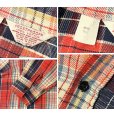 画像2: 80's【USA製】【ビンテージ】 【FROSTPROOF】【フロストプルーフ】【赤ｘ紺ｘ白】チェック ネルシャツ　サイズL-TALL<br> (2)