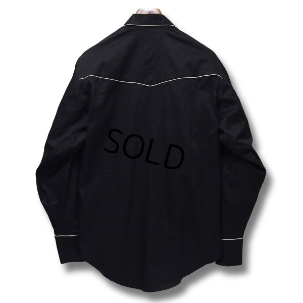 画像3: デッドストック【ロックマウント】ROCK MOUNT【ビンテージ】【花柄】黒【ウエスタンシャツ】【サイズM】  