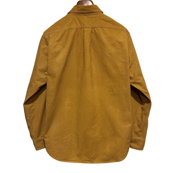 画像3: ビンテージ【filson】フィルソン からし色 コットンシャツ【サイズM】 