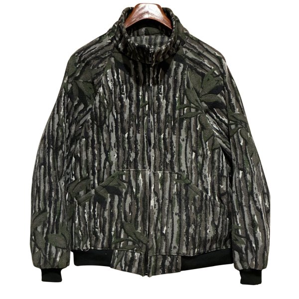 画像1: 80's~【USA製】ビンテージ【SAFTBAK】サフトバック【ツリーカモ】フリースジャケット 【サイズM程度】 