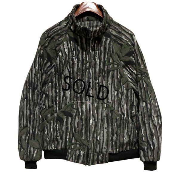 画像1: 80's~【USA製】ビンテージ【SAFTBAK】サフトバック【ツリーカモ】フリースジャケット 【サイズM程度】 
