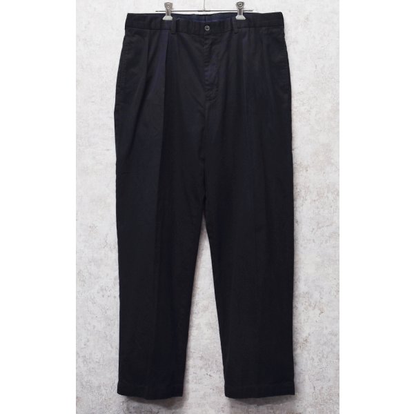 画像3:  ビンテージ【POLO GOLF】ポロゴルフ【ラルフローレン】POLO RALPH LAUREN 【FAIRWAY PANT】【黒】【２タック】【コットンパンツ】【36X32】 