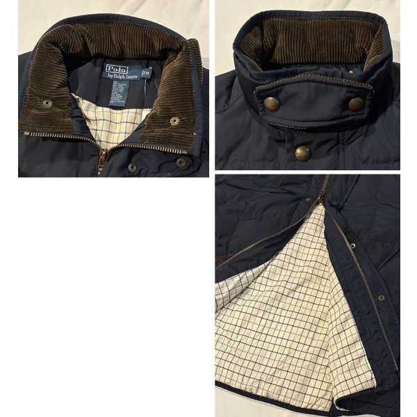 画像3:  ビンテージ【ラルフローレン】【Ralph Lauren】【紺】【ダウンジャケット】【サイズM】 