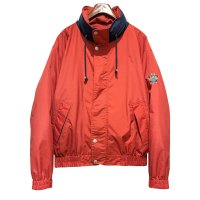 80’s〜【ビンテージ】【Willis＆Giger】【ウィリス＆ガイガー】赤ｘ紺【ナイロンジャケット】サイズL 