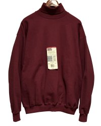 デッドストック【USA製】【ビンテージ】【Tultex】【タルテックス】【ワインレッド】【無地】【タートルネックスウェット】【サイズL】 