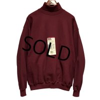 デッドストック【USA製】【ビンテージ】【Tultex】【タルテックス】【ワインレッド】【無地】【タートルネックスウェット】【サイズL】 