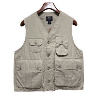 90's【USA製】【ビンテージ】【Willis&Geiger】ウイリスアンドガイガー【コットン】【ハンティングベスト】【サイズM】 