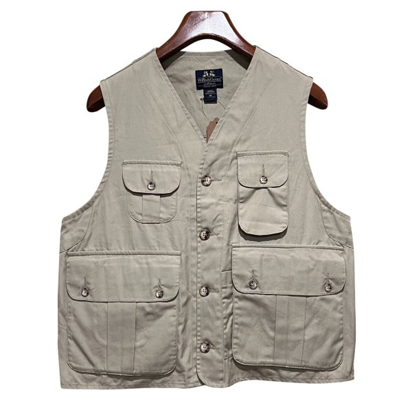 画像1: 90's【USA製】【ビンテージ】【Willis&Geiger】ウイリスアンドガイガー【コットン】【ハンティングベスト】【サイズM】 