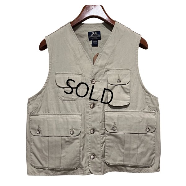 画像1: 90's【USA製】【ビンテージ】【Willis&Geiger】ウイリスアンドガイガー【コットン】【ハンティングベスト】【サイズM】 