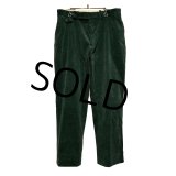 ビンテージ【ラルフローレン】POLO RALPH LAUREN【FINE TAILORING】【緑】【コーデュロイパンツ】【36×34】 