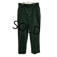 ビンテージ【ラルフローレン】POLO RALPH LAUREN【FINE TAILORING】【緑】【コーデュロイパンツ】【36×34】 