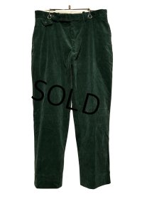 ビンテージ【ラルフローレン】POLO RALPH LAUREN【FINE TAILORING】【緑】【コーデュロイパンツ】【36×34】 