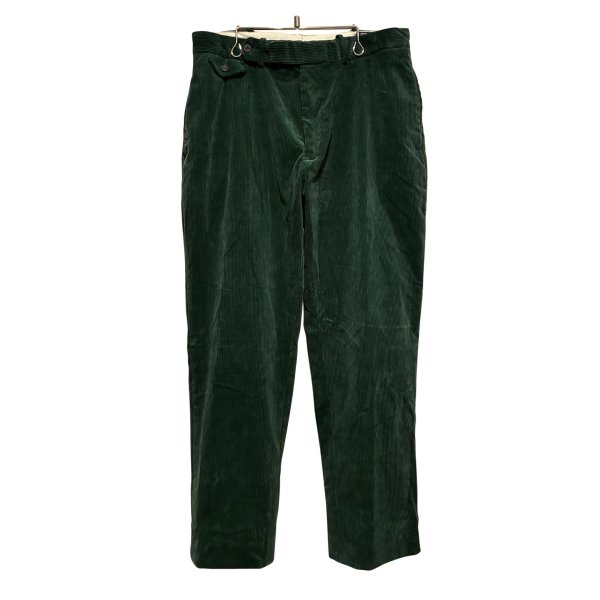 画像1: ビンテージ【ラルフローレン】POLO RALPH LAUREN【FINE TAILORING】【緑】【コーデュロイパンツ】【36×34】 