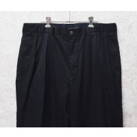  ビンテージ【POLO GOLF】ポロゴルフ【ラルフローレン】POLO RALPH LAUREN 【FAIRWAY PANT】【黒】【２タック】【コットンパンツ】【36X32】 