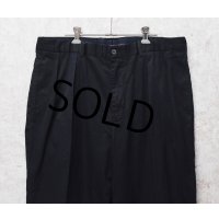  ビンテージ【POLO GOLF】ポロゴルフ【ラルフローレン】POLO RALPH LAUREN 【FAIRWAY PANT】【黒】【２タック】【コットンパンツ】【36X32】 