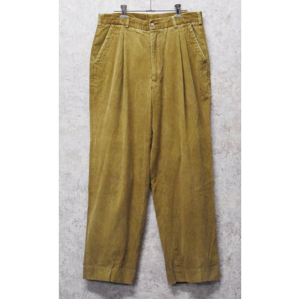 画像3: 90's~【ビンテージ】【Saks Fifth Avenue】サックス・フィフス・アベニュー【ライトブラウン】【コーデュロイパンツ】スラックス【W32】 