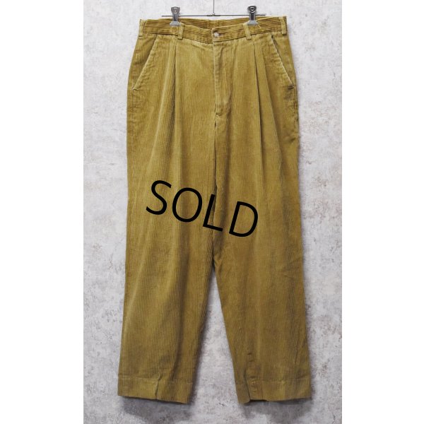 画像3: 90's~【ビンテージ】【Saks Fifth Avenue】サックス・フィフス・アベニュー【ライトブラウン】【コーデュロイパンツ】スラックス【W32】 