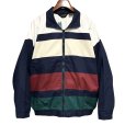 画像1: 程度良好!!【Christian Dior MONSIEUR】クリスチャンディオール【紺ｘ白ｘ生成りｘエンジｘ緑】【コットンブルゾン】【サイズＬ】<br> (1)