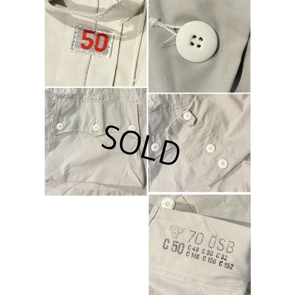 画像2: 【デッドストック】【スウェーデン軍】【Ｍ６２】【スノーカモパーカー】【オーバーコート】【サイズ５０】 