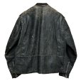 画像3: 【60’s~】【ビンテージ】【ブルックス】【Brooks】【黒】【シングルライダースジャケット】レザージャケット【サイズXL程度】<br> (3)