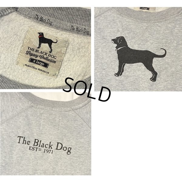 画像2: 【ビンテージ】【The Black Dog】ブラックドッグ【グレー】【犬プリント】【スウェット】【レディース】【サイズXL】 