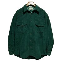 デッドストック【新品未使用】【Aeropostale】【緑】【コーデュロイ】【シャツジャケット】【サイズＭ】 