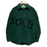デッドストック【新品未使用】【Aeropostale】【緑】【コーデュロイ】【シャツジャケット】【サイズＭ】 