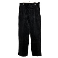 【ビンテージ】【イタリー製】【ISTANTE】イスタンテ【濃紺】３タック【コーデュロイスラックス】【W３２程度】 