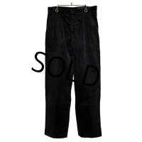 【ビンテージ】【イタリー製】【ISTANTE】イスタンテ【濃紺】３タック【コーデュロイスラックス】【W３２程度】 