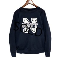 80’ｓ~【ビンテージ】 【紺】ラグラン【スウェット】【プリント】トレーナー【サイズM程度】 